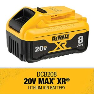 DEWALT 20V MAX* XR Batteries, 8.0-Ah, 2-Pack (DCB208-2)