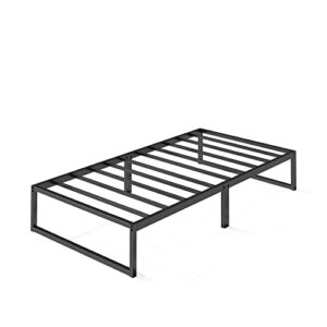 ZINUS Lorelai 12 Inch Metal Platform Bed Frame / Mattress Foundation with Steel Slat Support / No Box Spring Needed / Easy Assembly, Twin, Black