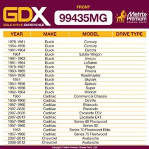 Metrix Premium GDX 2 PCS Front Sway Bar Stabilizer Link Kit K700432 / K700538 Fits 07-16 Escalade, 07-13 Avalanche, 07-16 Silverado 1500, 15-16 Suburban, 07-16 Tahoe, Sierra, 07-16 Yukon