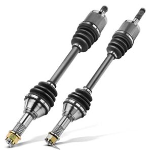 a-premium pair (2) front cv axle shaft assembly compatible with can-am maverick trail 1000 1000r dps 4x4, maverick trail 800 800r dps 4x4, driver and passenger side, replace# 705402007, 705402008