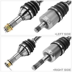 A-Premium Pair (2) Front CV Axle Shaft Assembly Compatible with Can-Am Maverick Trail 1000 1000R DPS 4X4, Maverick Trail 800 800R DPS 4X4, Driver and Passenger Side, Replace# 705402007, 705402008