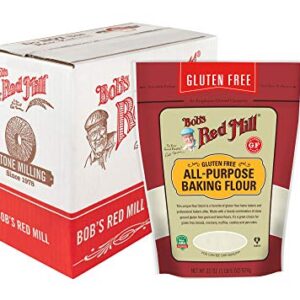 Bob's Red Mill Resealable Gluten Free All Purpose Baking Flour, 22 Ounce (Pack of 4)