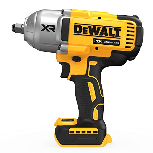 DEWALT 20V MAX Cordless Impact Wrench with Brushless Motor, 1/2", LED Work Light, Bare Tool Only (DCF900B)