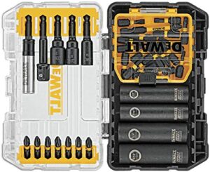 dewalt screwdriver bit set, impact ready, flextorq, 35-piece (dwa2t35ir)