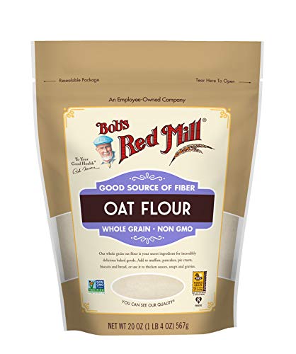 Bob's Red Mill Whole Grain Oat Flour, 22 oz, 2 pk