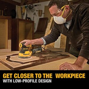 DEWALT 20V MAX Orbital Sander Kit, 5 inch, 3 amp, Corded, 12,000 OPM (DWE6421K)