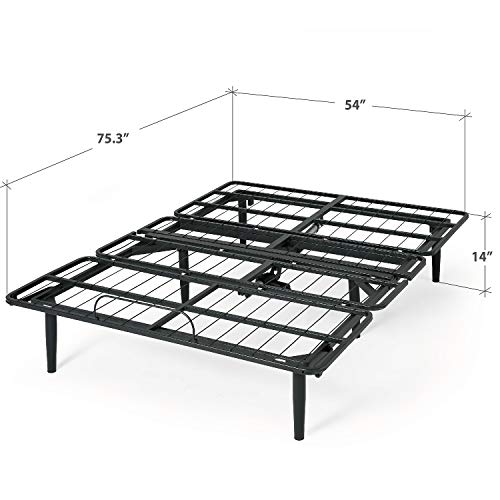 ZINUS Smart Adjust(TM) Metal Adjustable Bed Frame / Mattress Foundation with Remote / Head and Foot Incline / Ergonomic Positioning for Better Health and Relaxation / Easy Tool-free Assembly, Full