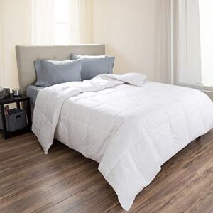 Lavish Home 100-Percent Cotton Feather Down Bedding Comforter, King