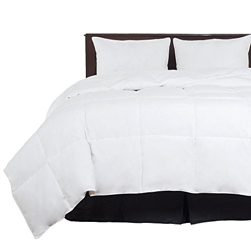 Lavish Home 100-Percent Cotton Feather Down Bedding Comforter, King