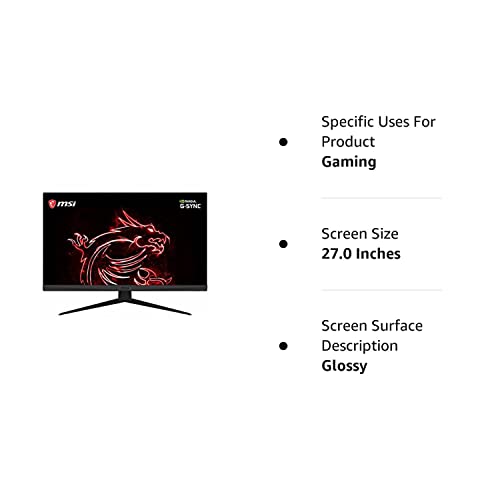 MSI Optix G273 27" Class FHD IPS Gaming Monitor (Renewed)