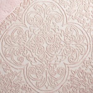 MARTHA STEWART Collection by SAFAVIEH 9' x 12' Ivory/Pink MSR3511U Handmade Contemporary Wool Area Rug