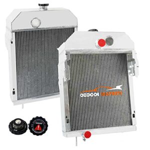 OzCoolingParts 361704R93-4 Row Core All Aluminum Tractor Radiator for Case International Farmall 300 & 350