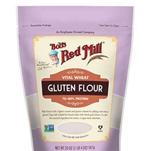 Bob's Red Mill Vital Wheat Gluten Flour, 20-ounce (Pack of 4)