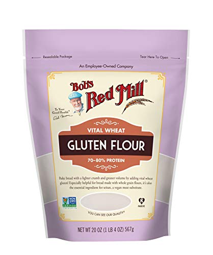 Bob's Red Mill Vital Wheat Gluten Flour, 20-ounce (Pack of 4)