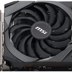 MSI Gaming GeForce RTX 3060 12GB 15 Gbps GDRR6 192-Bit HDMI/DP PCIe 4 Torx Twin Fan Ampere OC Graphics Card (Ventus 2X 12G OC)