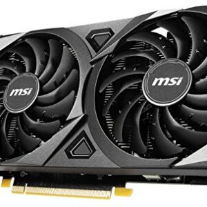 MSI Gaming GeForce RTX 3060 12GB 15 Gbps GDRR6 192-Bit HDMI/DP PCIe 4 Torx Twin Fan Ampere OC Graphics Card (Ventus 2X 12G OC)