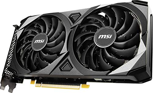 MSI Gaming GeForce RTX 3060 12GB 15 Gbps GDRR6 192-Bit HDMI/DP PCIe 4 Torx Twin Fan Ampere OC Graphics Card (Ventus 2X 12G OC)