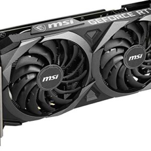 MSI Gaming GeForce RTX 3060 12GB 15 Gbps GDRR6 192-Bit HDMI/DP PCIe 4 Torx Twin Fan Ampere OC Graphics Card (Ventus 2X 12G OC)