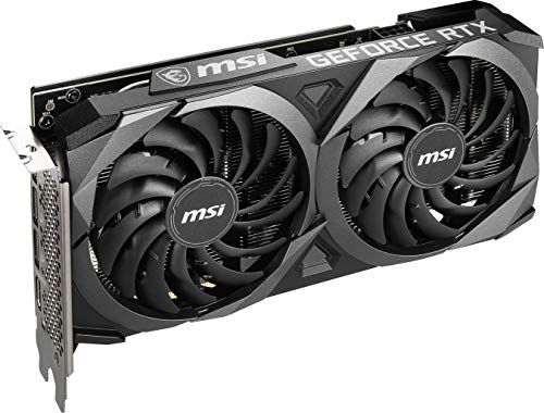 MSI Gaming GeForce RTX 3060 12GB 15 Gbps GDRR6 192-Bit HDMI/DP PCIe 4 Torx Twin Fan Ampere OC Graphics Card (Ventus 2X 12G OC)