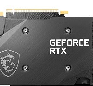 MSI Gaming GeForce RTX 3060 12GB 15 Gbps GDRR6 192-Bit HDMI/DP PCIe 4 Torx Twin Fan Ampere OC Graphics Card (Ventus 2X 12G OC)