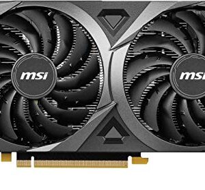 MSI Gaming GeForce RTX 3060 12GB 15 Gbps GDRR6 192-Bit HDMI/DP PCIe 4 Torx Twin Fan Ampere OC Graphics Card (Ventus 2X 12G OC)