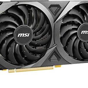 MSI Gaming GeForce RTX 3060 12GB 15 Gbps GDRR6 192-Bit HDMI/DP PCIe 4 Torx Twin Fan Ampere OC Graphics Card (Ventus 2X 12G OC)