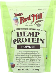 bob’s red mill hemp protein powder, 16-ounces