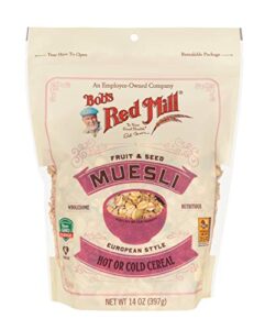 bob’s red mill fruit & seed muesli, 14 oz