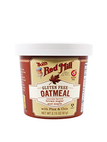 Bob's Red Mill Gluten Free Oatmeal Cup, Maple Brown Sugar, 2.15 Ounce (Pack of 8)