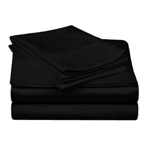 Superior EC300SHSL Sheet Set, Twin, Black