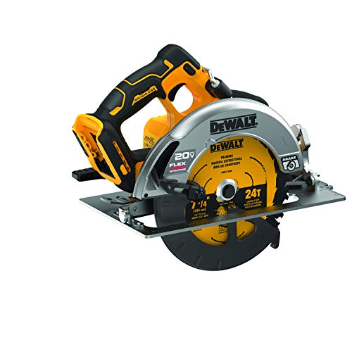 DEWALT FLEXVOLT ADVANTAGE 20V MAX* Circular Saw, 7-1/4-Inch, Cordless, Tool Only (DCS573B)