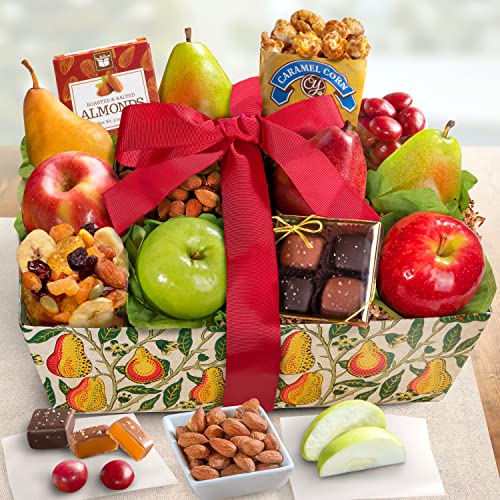 Orchard Delight Fruit and Gourmet Gift Basket