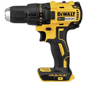 dewalt 20v max* cordless drill, 1/2-inch, tool only (dcd777b)