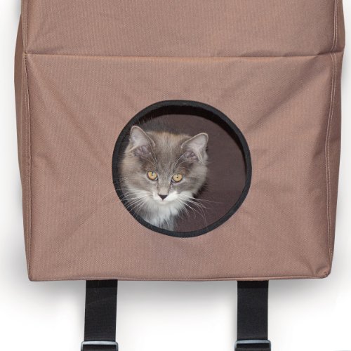 K&H Pet Products Hangin' Cat Condo Large Tan 23" x 16" x 65" Cat Furniture