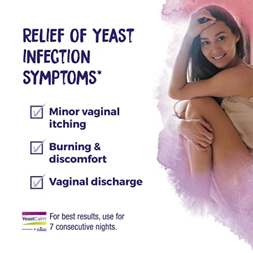 Boiron YeastCalm Homeopathic Suppositories for Yeast Infections, Burning, Discharge, and Minor Vaginal Itching - 7 Count