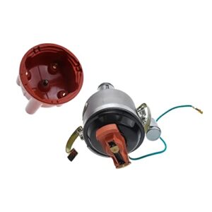 A-Premium Ignition Distributor with Cap & Rotor Compatible with Volkswagen Beetle 1950-1979 0231178009