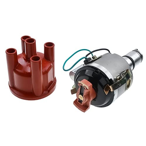 A-Premium Ignition Distributor with Cap & Rotor Compatible with Volkswagen Beetle 1950-1979 0231178009