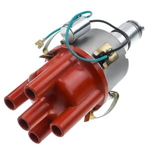 A-Premium Ignition Distributor with Cap & Rotor Compatible with Volkswagen Beetle 1950-1979 0231178009