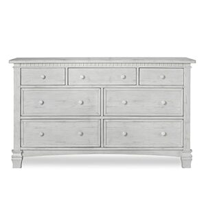 Evolur Cheyenne and Santa Fe Double Dresser, Antique Mist