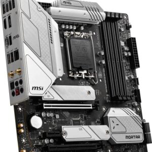 MSI MAG B660M Mortar WiFi DDR4 Gaming Motherboard (mATX, 12th Gen Intel Core, LGA 1700 Socket, DDR4, PCIe 4, 2.5G LAN, M.2 Slots, Wi-Fi 6)