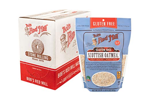 Bob's Red Mill Gluten Free Scottish Oatmeal, 20-ounce (Pack of 4)