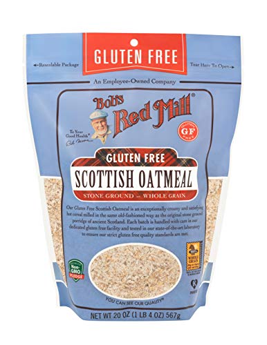 Bob's Red Mill Gluten Free Scottish Oatmeal, 20-ounce (Pack of 4)