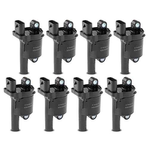 A-Premium Ignition coil Pack Compatible with Chevrolet Silverado 1500/Corvette 2014-2019, Tahoe/Suburban 2015-2019, Camaro & GMC Sierra 1500 2014-2019, Yukon & Cadillac Escalade, CTS 8-PC Set