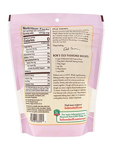 Bob's Red Mill Baking Powder, 14 Ounce (Pack of 2)