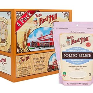 Bob's Red Mill Potato Starch, Resealable Stand up Bag, 22 ounce (Pack of 4)