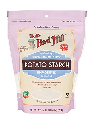 Bob's Red Mill Potato Starch, Resealable Stand up Bag, 22 ounce (Pack of 4)