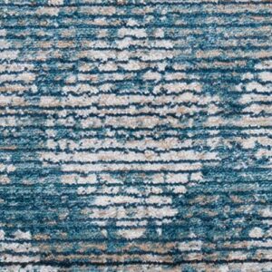 SAFAVIEH Victoria Collection 8' x 10' Blue/Ivory VIC907M Vintage Traditional Distressed Area Rug