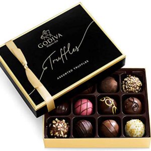 Godiva Chocolatier Signature Truffles Assorted Chocolate Gift Box, 12 pc.