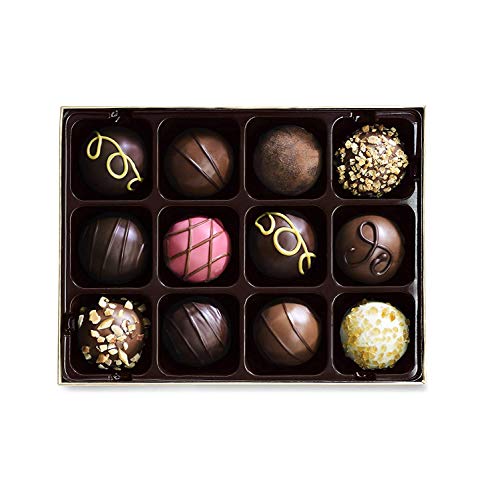 Godiva Chocolatier Signature Truffles Assorted Chocolate Gift Box, 12 pc.