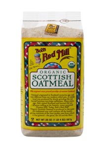 bob’s red mill organic scottish oatmeal, 20 ounce bags (pack of 4)